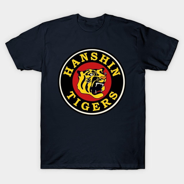 Hanshin Tigers - Npb Retro Logo T - Shirt Hanshin Tigers T Shirt Japan Japanese Japanese Baseball League Yomiuri Giants